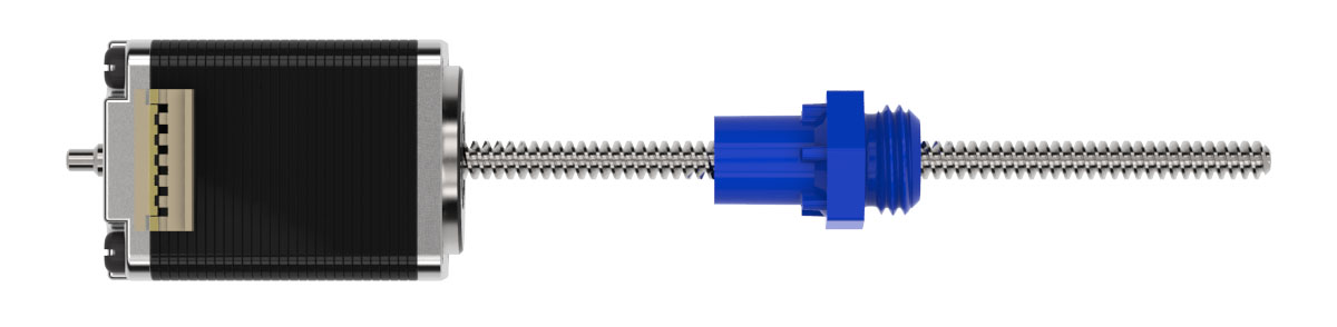 NEMA 8 External Stepper Motor Linear Actuator